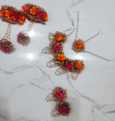 CRAFTCREATION Fabric Gold Jewellery Set(Pack of 1)