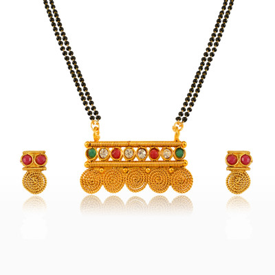house of common Copper Gold-plated Gold Jewellery Set(Pack of 1)