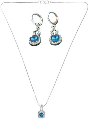 SRK Fashions Alloy Blue, Blue Jewellery Set(Pack of 1)