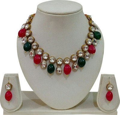 JN Handicraft Brass Brass Multicolor Jewellery Set(Pack of 1)