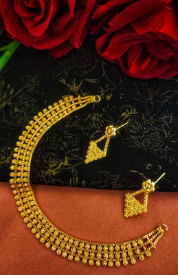 Sarthak creations Alloy Gold Jewellery Set(Pack of 1)