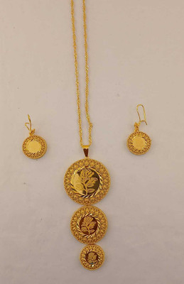 Marsify World Brass, Alloy Gold-plated Gold Jewellery Set(Pack of 1)