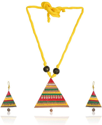 Rai Collection Terracotta Multicolor Jewellery Set(Pack of 1)
