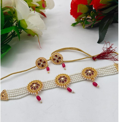 MK Gallery Alloy Multicolor Jewellery Set(Pack of 1)
