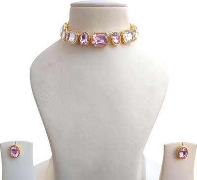 Buybox Metal Gold-plated Multicolor Jewellery Set(Pack of 1)