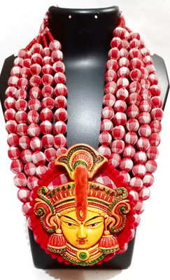 Chanda Fabric Multicolor Jewellery Set(Pack of 1)