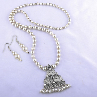 SILVER SHINE Oxidised Silver Silver Jewellery Set(Pack of 1)