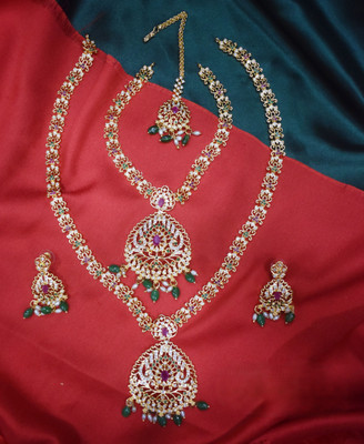 gvg Alloy Gold-plated Multicolor Jewellery Set(Pack of 4)