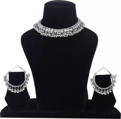 Opus Gems Alloy Silver Jewellery Set(Pack of 3)