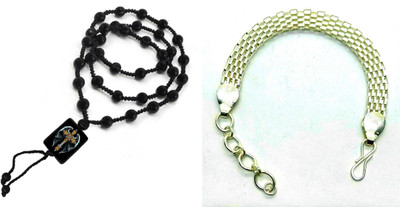 KINGSTYLEIMPEX Dori, Alloy Black, Silver Jewellery Set(Pack of 1)