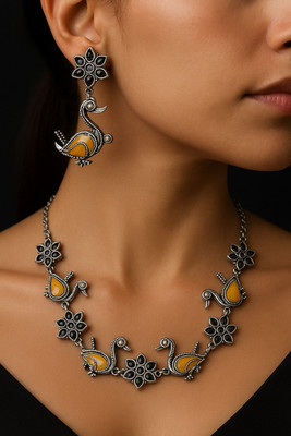 brassjewel Brass Yellow Jewellery Set(Pack of 1)