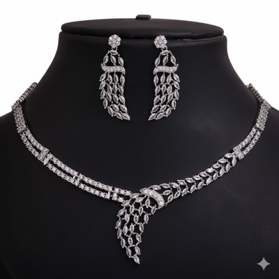 forevershine Alloy Rose Gold Jewellery Set(Pack of 1)