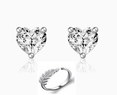 MAATRCHAAYA Sterling Silver, Alloy, Stainless Steel Sterling Silver, Silver Silver Jewellery Set(Pack of 2)