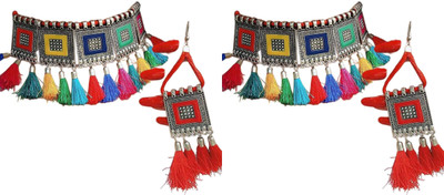 JMBW INTERNATIONAL Alloy Silver, Silver Jewellery Set(Pack of 2)