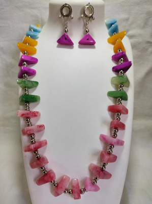 Hearts and Crafts Resin Multicolor Jewellery Set(Pack of 1)