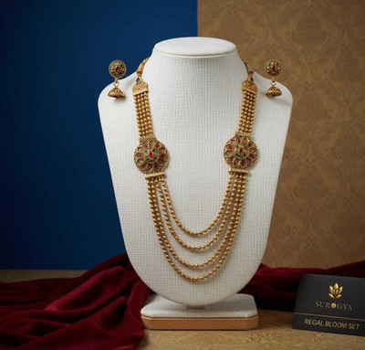 Surogya Brass Brass Multicolor Jewellery Set(Pack of 1)