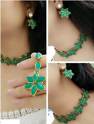 catalyst venture Copper Copper Green Jewellery Set(Pack of 1)