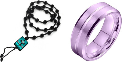 KINGSTYLEIMPEX Dori, Alloy Black, Purple Jewellery Set(Pack of 1)