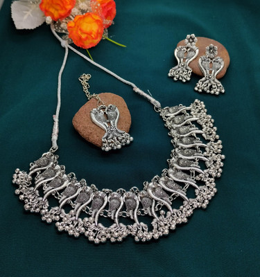 Soniya Crafts Alloy Silver Silver Jewellery Set(Pack of 1)