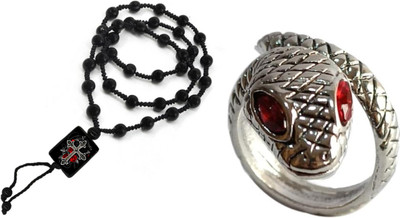 Dynamic Retail Global Dori, Alloy Black, Silver Jewellery Set(Pack of 1)