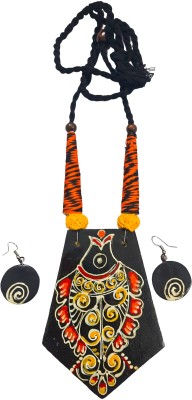 Soundarya boutique Terracotta, Jute Black, Maroon Jewellery Set(Pack of 1)