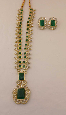 Marsify World Brass, Alloy Gold-plated Gold, Gold Jewellery Set(Pack of 1)