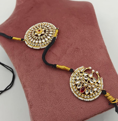 Dado sutho Alloy Gold-plated Red Jewellery Set(Pack of 1)