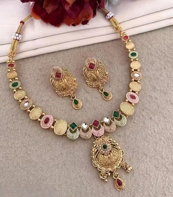 PSM Brass, Copper Multicolor Jewellery Set(Pack of 1)