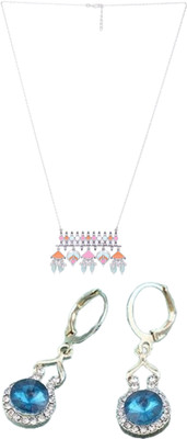 Gauri Fashions Stone Multicolor, Blue Jewellery Set(Pack of 1)