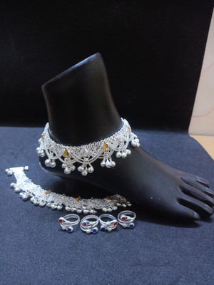 SONU SELECT Alloy Silver Jewellery Set(Pack of 1)