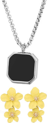Opus Gems Stone Silver, Yellow Jewellery Set(Pack of 1)
