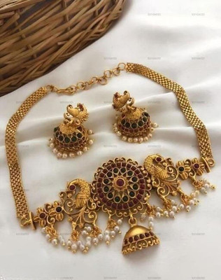 Padmavati Bangles Copper Copper Multicolor Jewellery Set(Pack of 1)