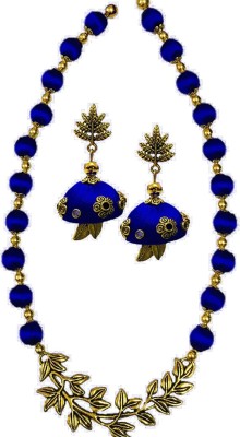 ambal Dori Blue, Blue Jewellery Set(Pack of 1)