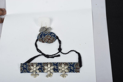 A S enterprize Oxidised Silver Multicolor Jewellery Set(Pack of 1)