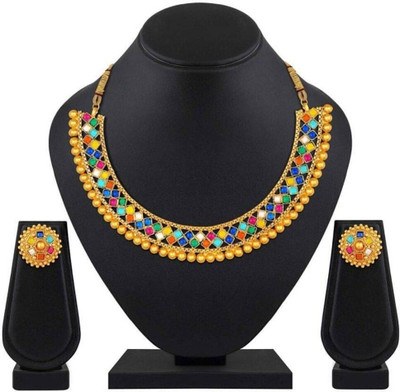 Opus Gems Alloy Multicolor Jewellery Set(Pack of 1)