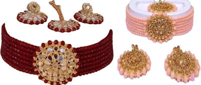 JMBW INTERNATIONAL Alloy Multicolor Jewellery Set(Pack of 2)