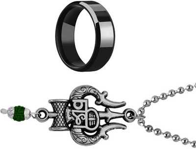 KINGSTYLEIMPEX Stainless Steel Sterling Silver Multicolor Jewellery Set(Pack of 3)