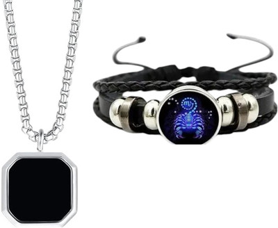 Elanora Jewels Alloy Sterling Silver Silver Jewellery Set(Pack of 2)