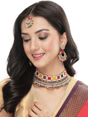 Sukkhi Alloy Gold-plated Multicolor Jewellery Set(Pack of 1)