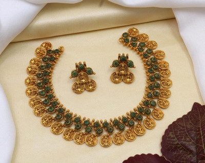DC Alloy Green Jewellery Set(Pack of 1)