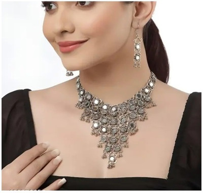 Samridhi DC Alloy Silver Jewellery Set(Pack of 1)