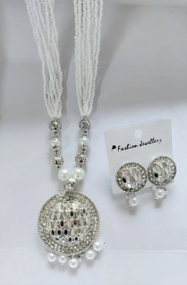 ZMS Alloy Gold-plated Silver Jewellery Set(Pack of 1)