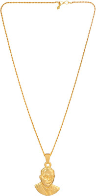 Dzinetrendz Brass Gold-plated Yellow Jewellery Set(Pack of 1)