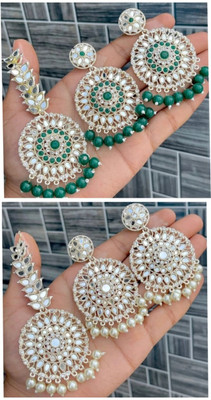 jalaram Alloy Gold-plated Multicolor Jewellery Set(Pack of 4)
