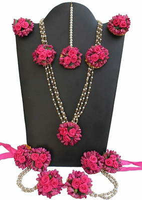 CRAFTSAI EXPORTS Fabric Multicolor Jewellery Set(Pack of 1)