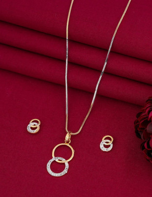 Kartize Alloy Gold-plated Multicolor Jewellery Set(Pack of 1)