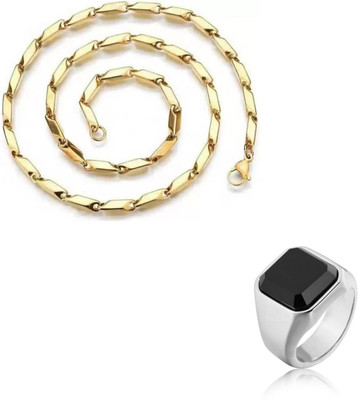 Vipunj Alloy Gold-plated, Sterling Silver Black, Silver, Gold Jewellery Set(Pack of 1)