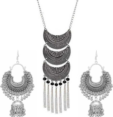 Foxy Trend Alloy Silver Silver Jewellery Set(Pack of 1)