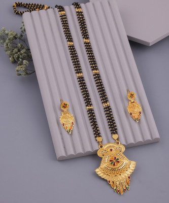 house of common Alloy Gold-plated Gold Jewellery Set(Pack of 1)