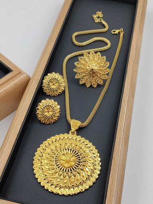 Btm Cart Brass Gold-plated Gold Jewellery Set(Pack of 1)